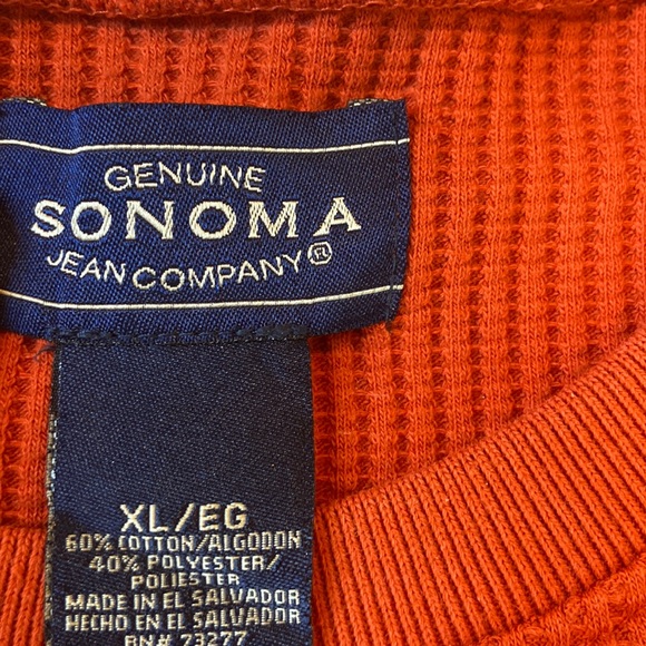 Mens Long sleeve. Orange size XL - Picture 2 of 2